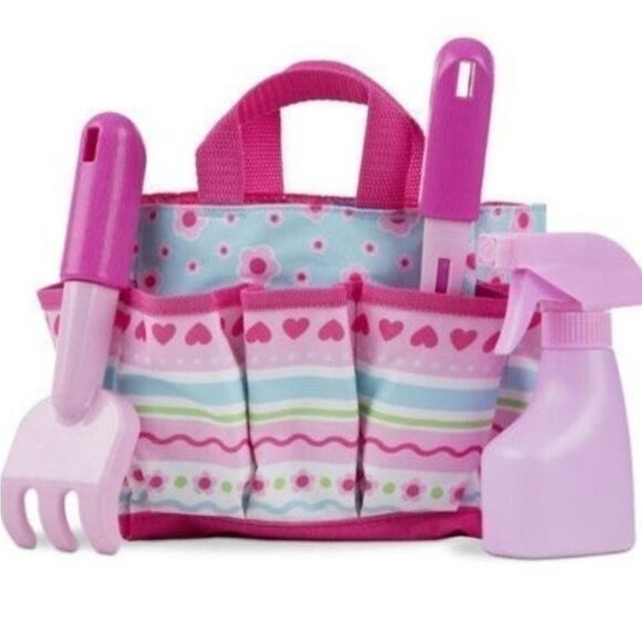 NWT Pretty Petals Tote Set by Melissa and Doug - Picture 1 of 3